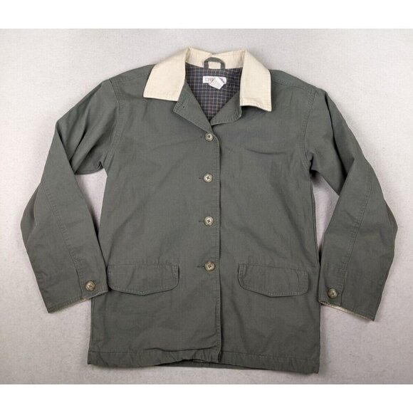 CHEROKEE - WOMEN'S GREEN COTTON CANVAS JACKET - LIGHTWEIGHT - SIZE S - Picture 1 of 11
